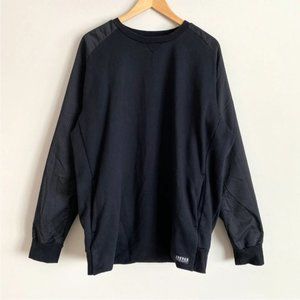 Nike Air Jordan Mens Sweatshirt Black Pockets Perforated details